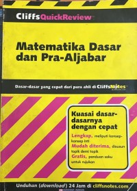 Image of Matematika Dasar dan Pra-Aljabar
